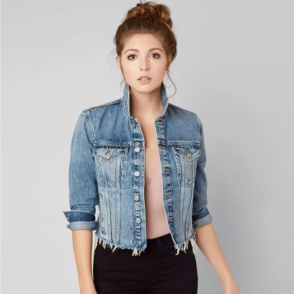 Lucky Brand‎ The Tomboy Trucker Denim Jacket- XS